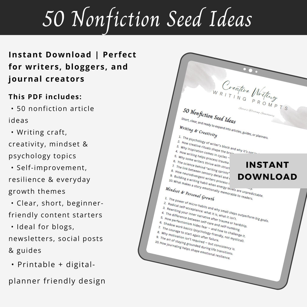 Creative Nonfiction Starter Bundle